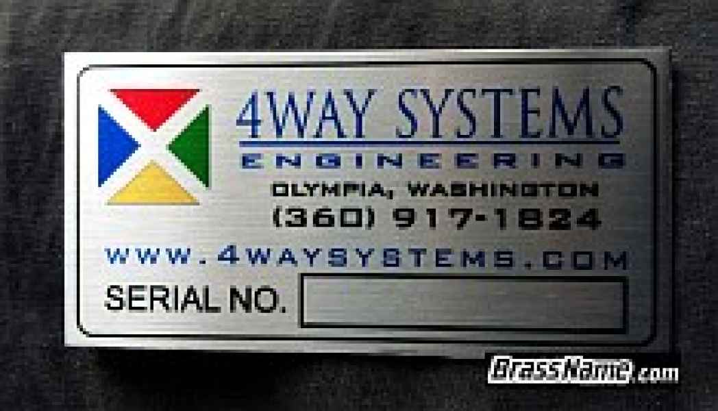 4 way digital printed aluminum full color cmyk mm