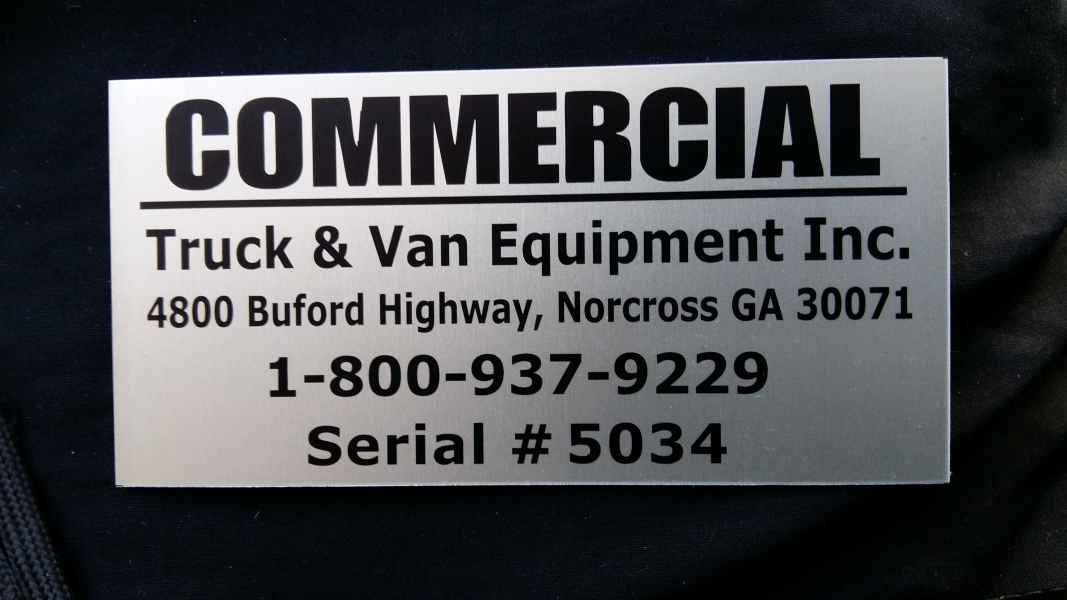 commercial anodized plate enlarged