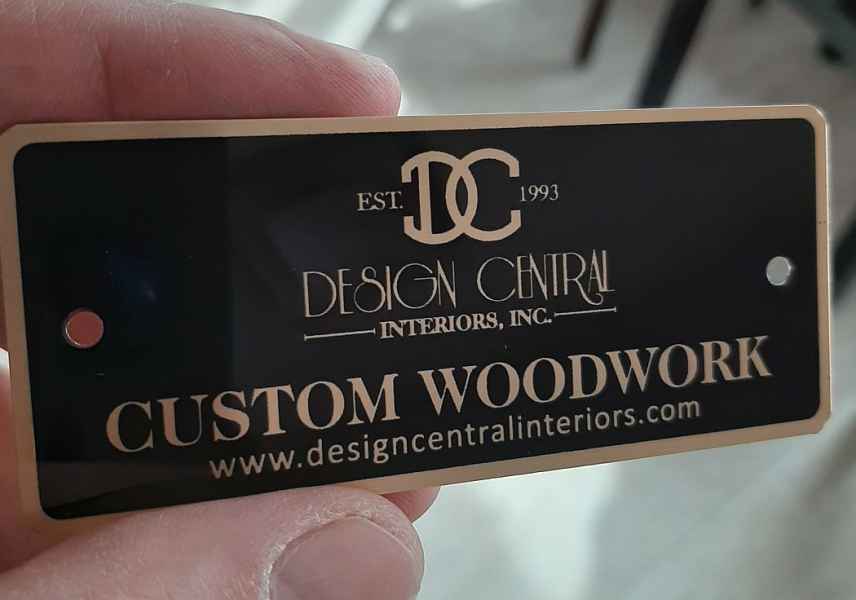 dc printed brass black background