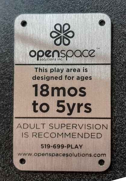 screen printed aluminum id plates