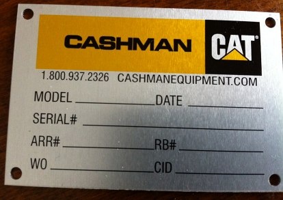 CAT Cashman Anodized Yellow Black photo brassname