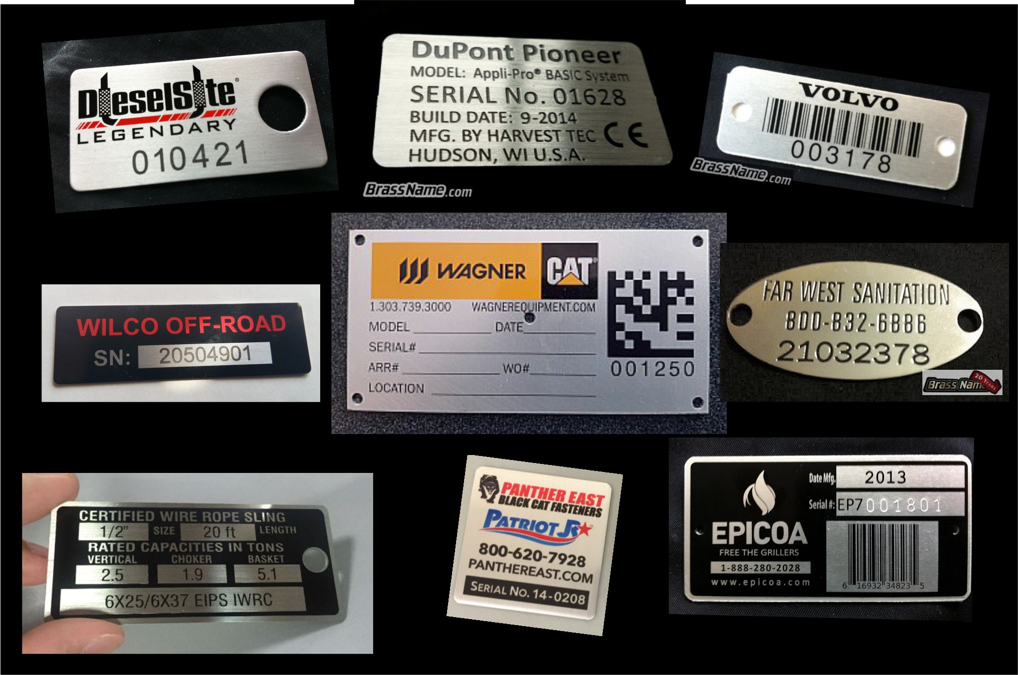 serial tag collage 2