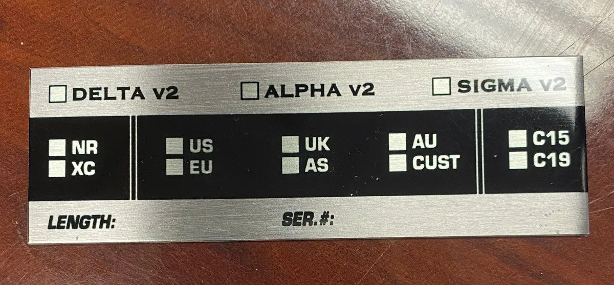 I Mark plate 12769 converted